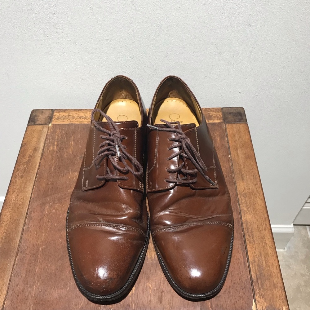 Cole Haan brown Oxford Shoes